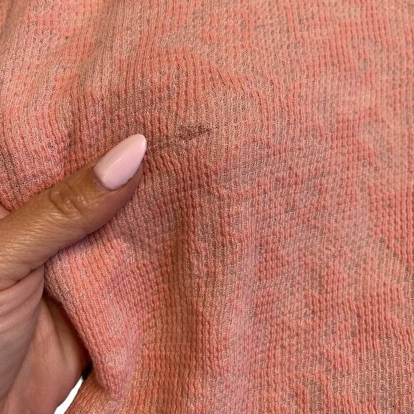 Free People You and I Baroque Turtleneck Top Baby Pink Small - Picture 4 of 5